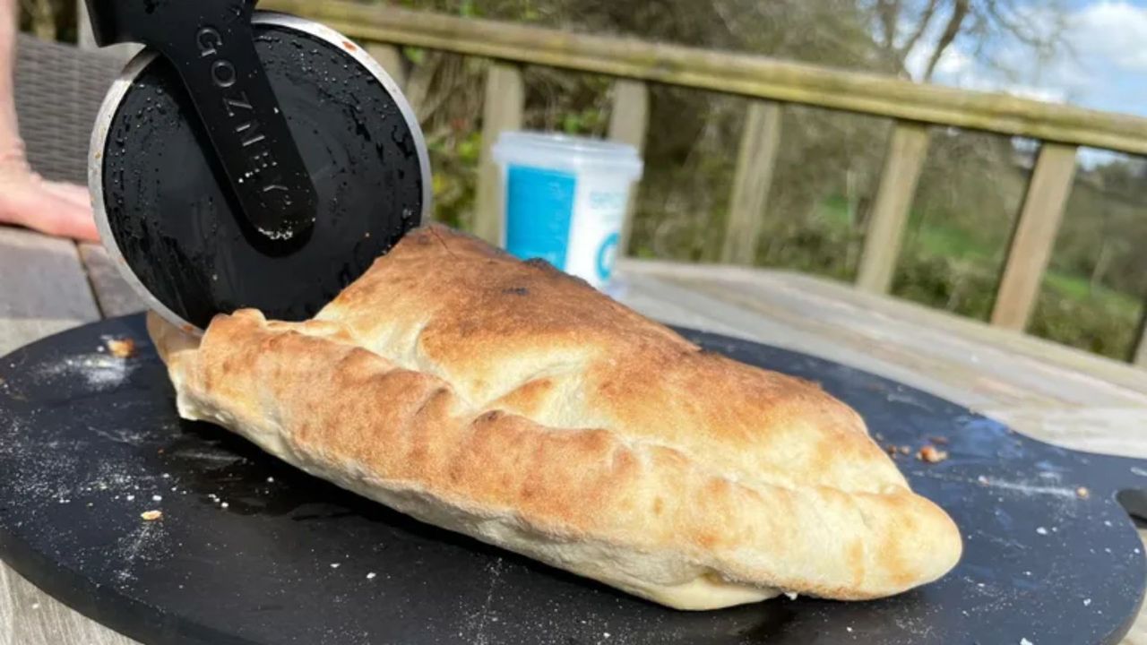 Calzone made in the Gozney Dome S1