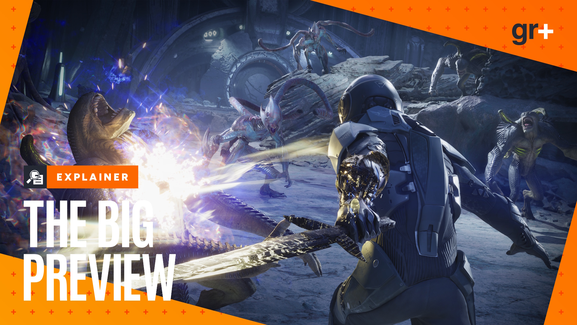 Exodus screenshot of combat with Big Preview branding