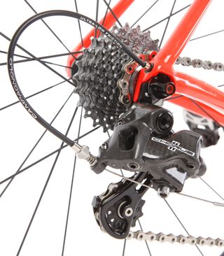 The 11-25 cassette and 53/39t chainset might be a bit high for some