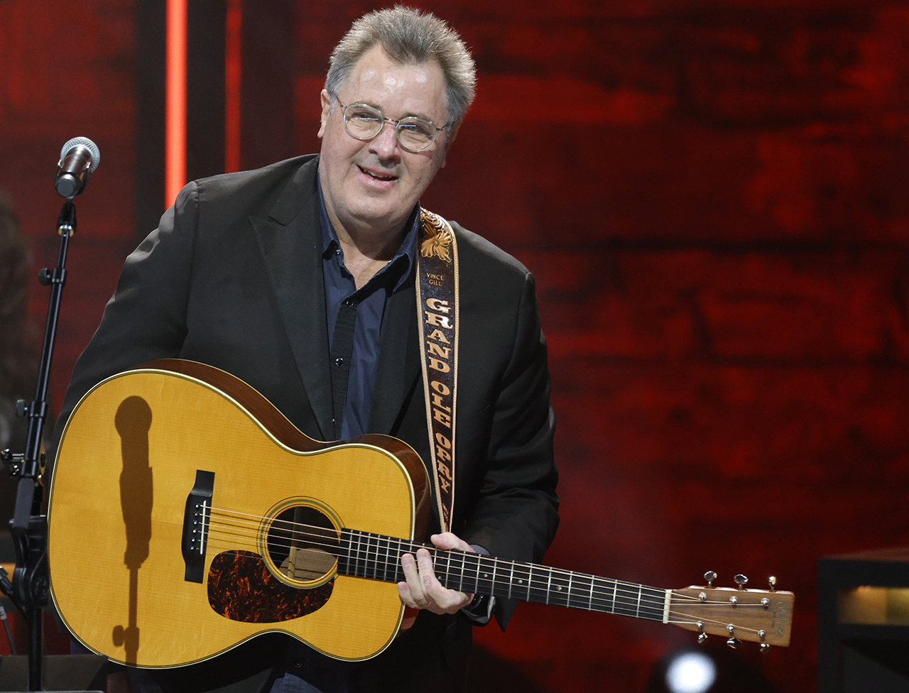 Vince Gill performs at The Grand Ole Opry in Nashville, Tennessee on February 24, 2026