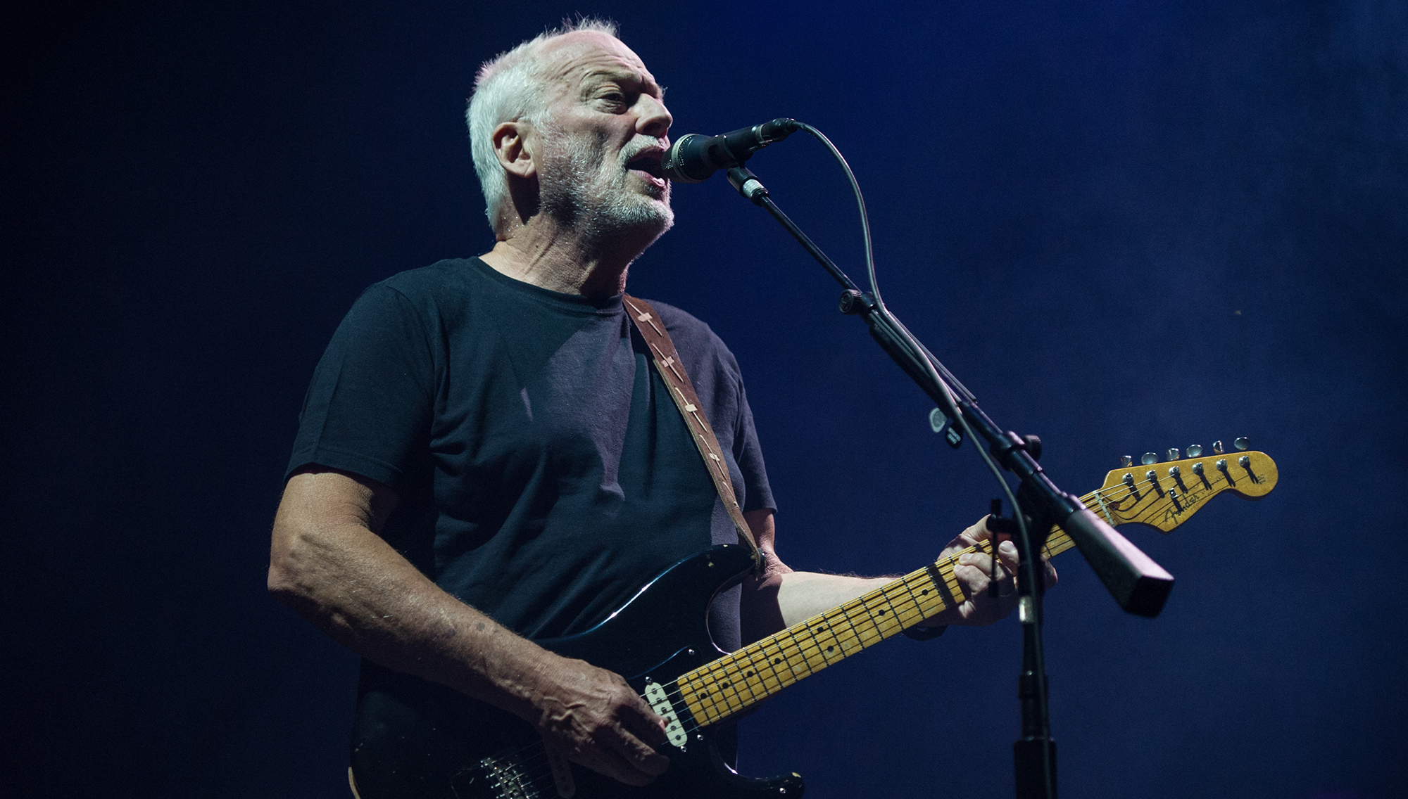 David Gilmour performs at Pula Arena on September 12, 2015 in Pula, Croatia 