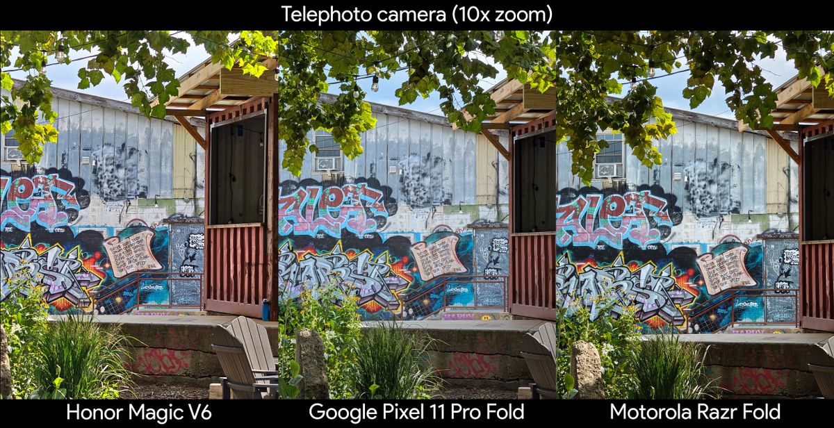 Comparing the Google Pixel 11 Pro Fold's cameras to the Samsung Galaxy Z Fold 8, Honor Magic V6, and Motorola Razr Fold