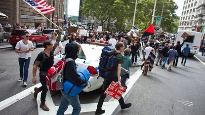 Occupy Wall Street protesters © Ramin Talaie/Corbis via Getty Images