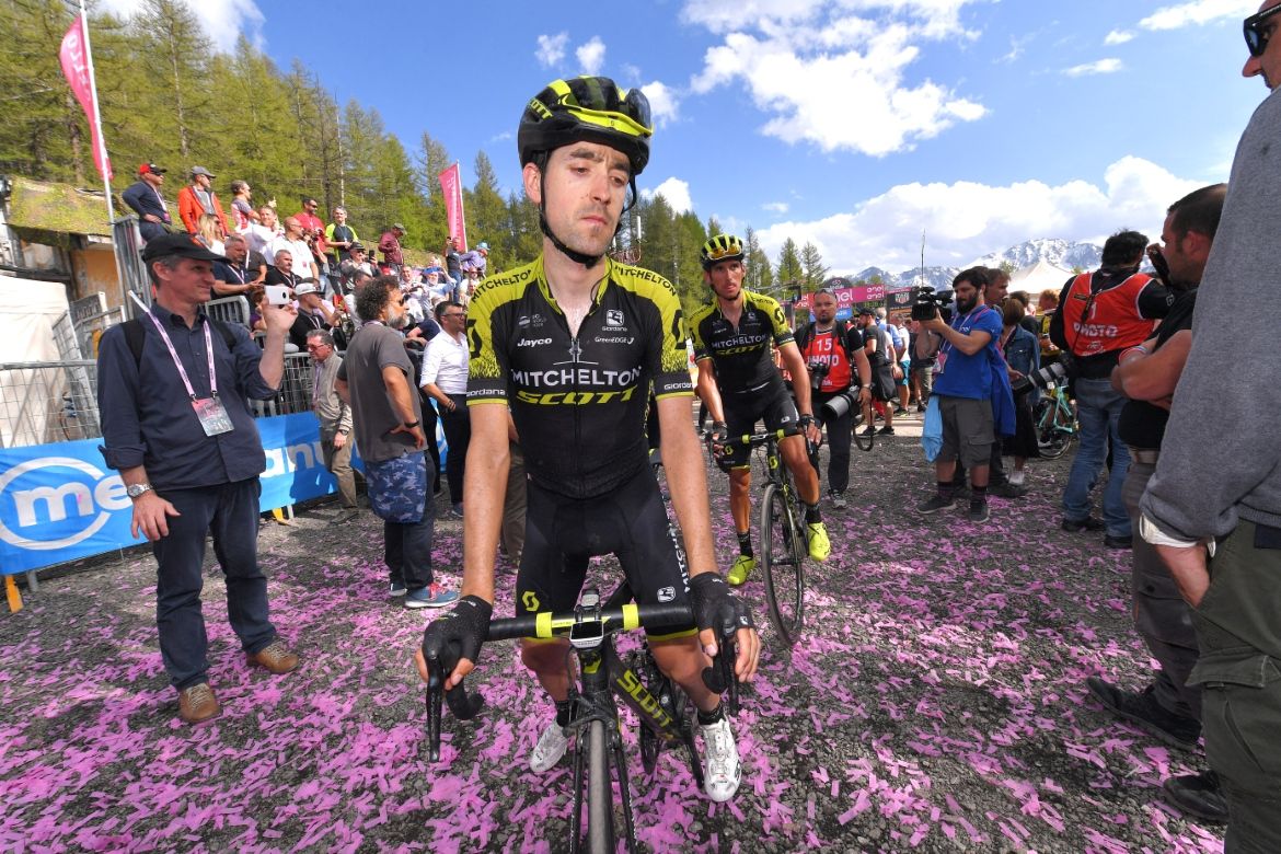 A dejected Mikel Nieve