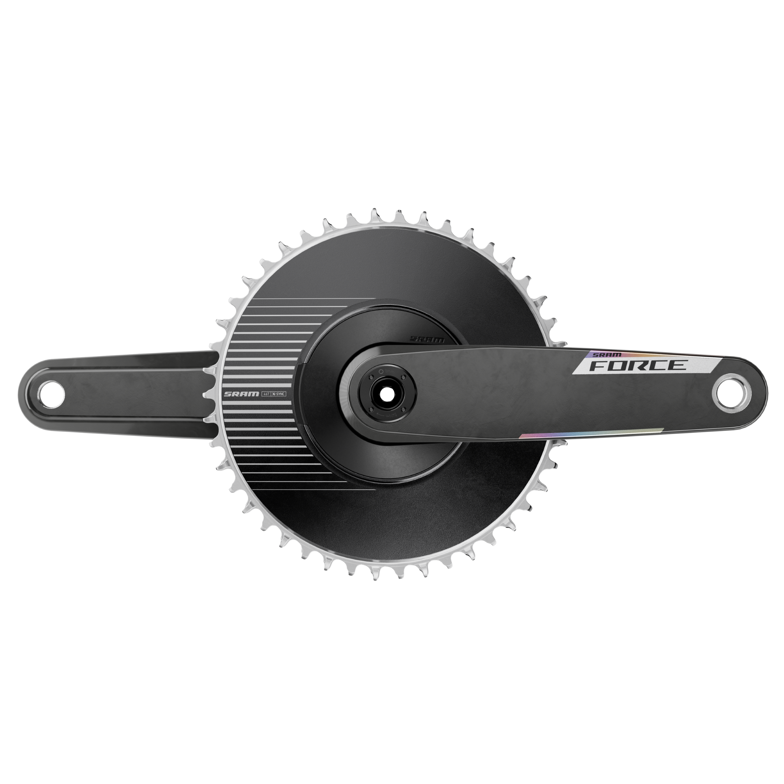 A SRAM Force AXS 1x chainset