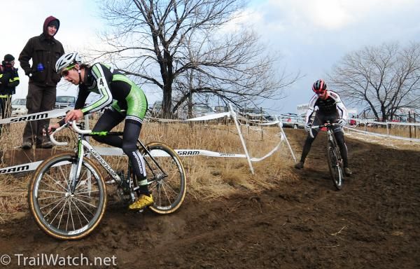 Kabush closes in on Driscoll.