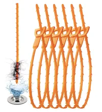 VILINLEE 6-Pack Snake Drain Clog Remover