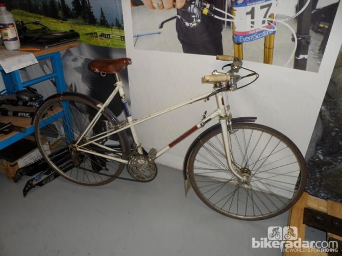 A vintage Lapierre we found in a corner of the test lab