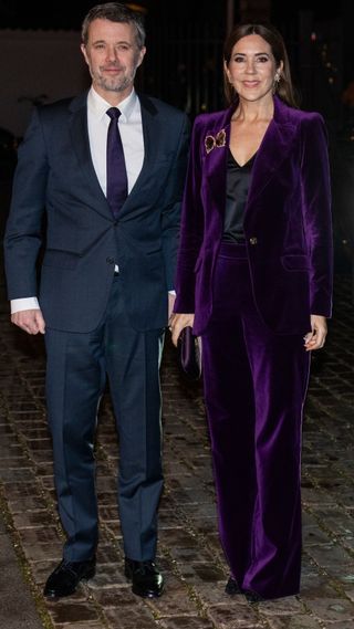 King Frederik and Queen Mary of Denmark arrive at Soelyst country house, where they attend a return event hosted by Egypt's President