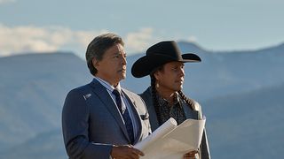 Gil Birmingham and Mo Brings Plenty in Yellowstone