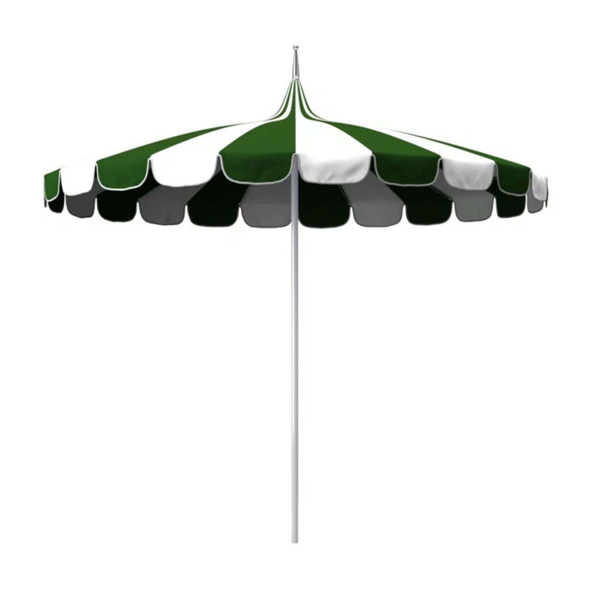 Wayfair, 8.5' Sunbrella Two-Tone Pagoda Umbrella