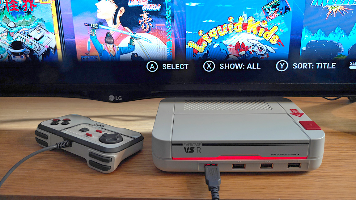 Evercade EXP-R and VS-R; retro consoles