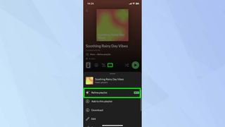 Spotify playlist refine prompt 