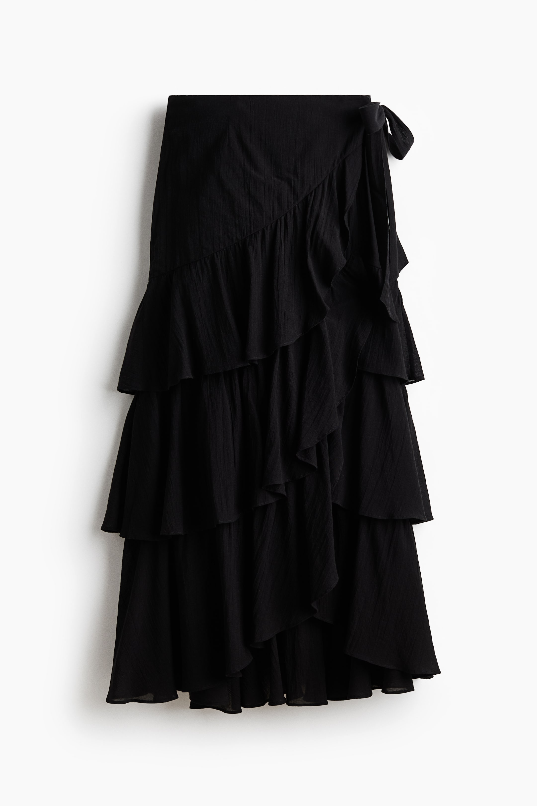 Tiered Wrap Skirt