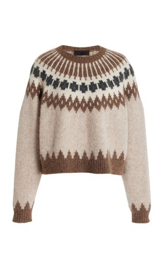 Alena Fairisle Alpaca-Blend Sweater