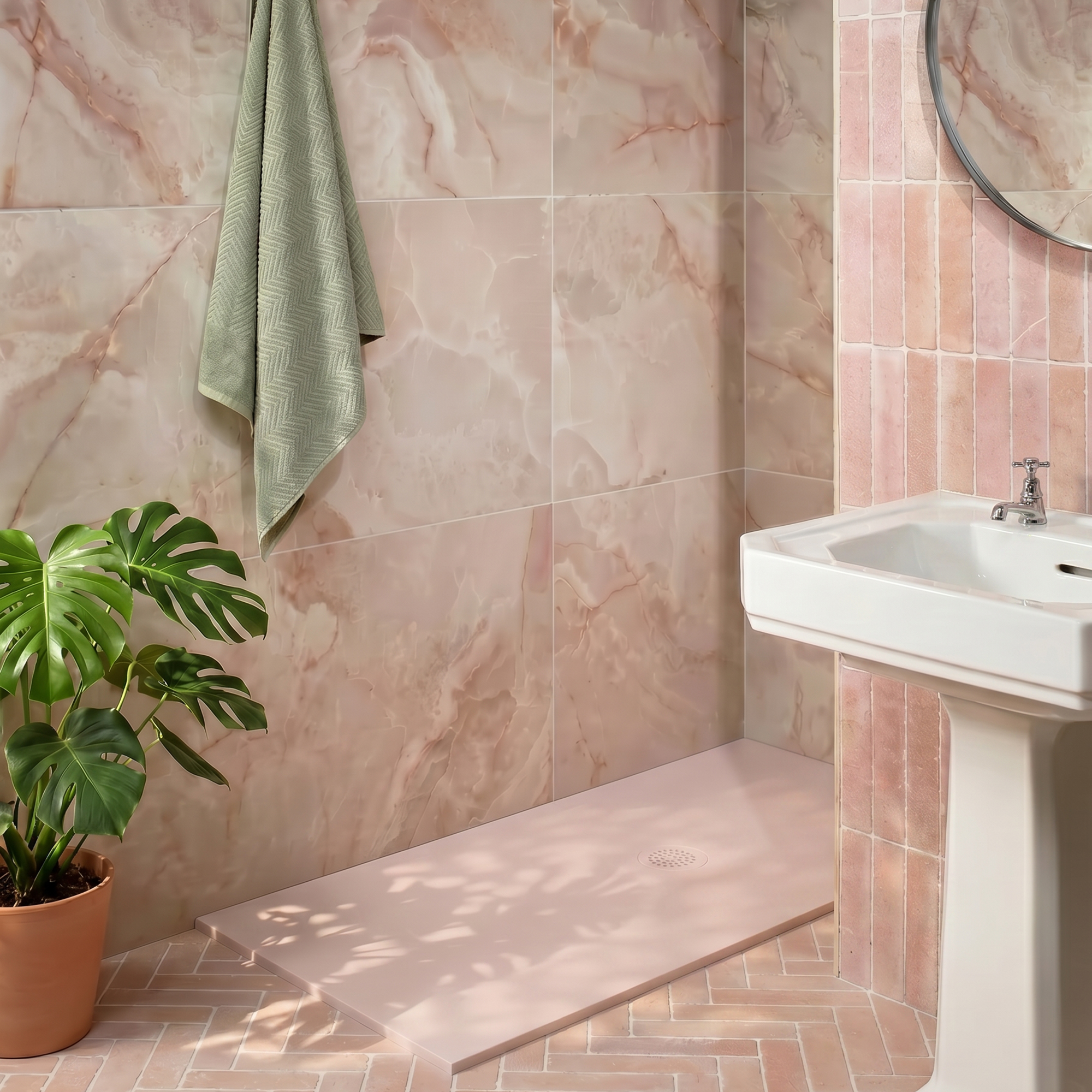 Tissino colourful shower tray