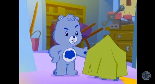 Grumpy Bear as voiced by Ice-T on &amp;quot;The Tonight Show.&amp;quot;