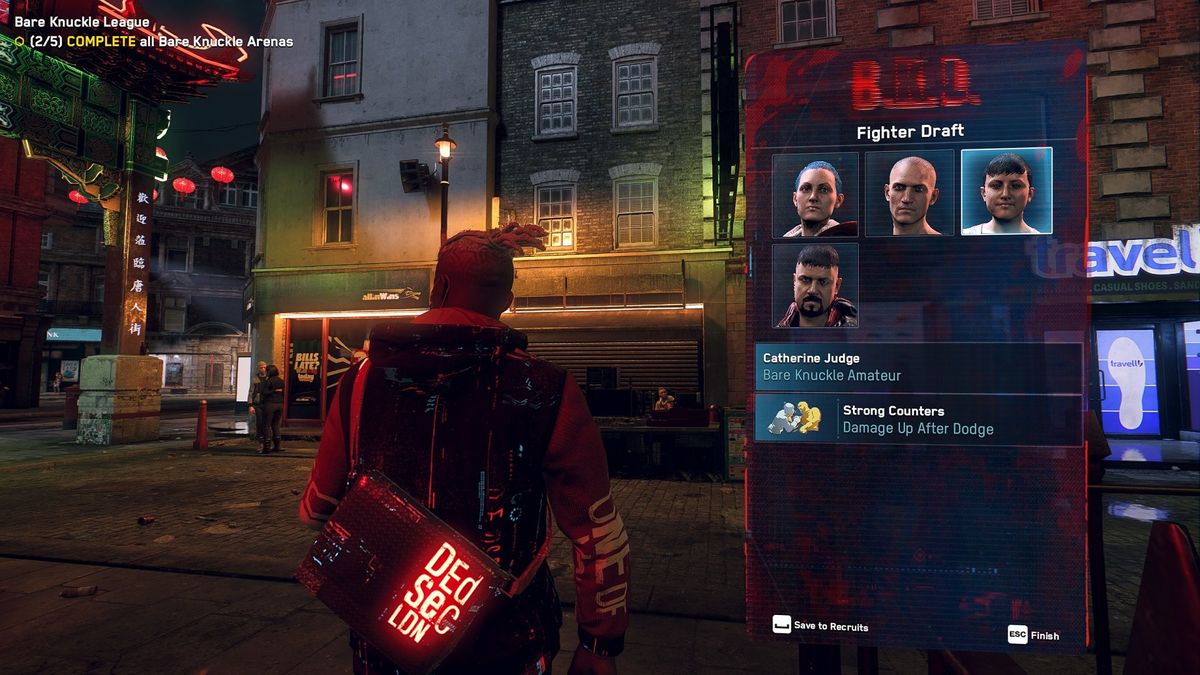 Watch Dogs Legion Mini Game Bare Knuckle Fight Reward