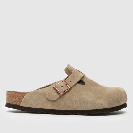 Birkenstock Boston Clog in Taupe