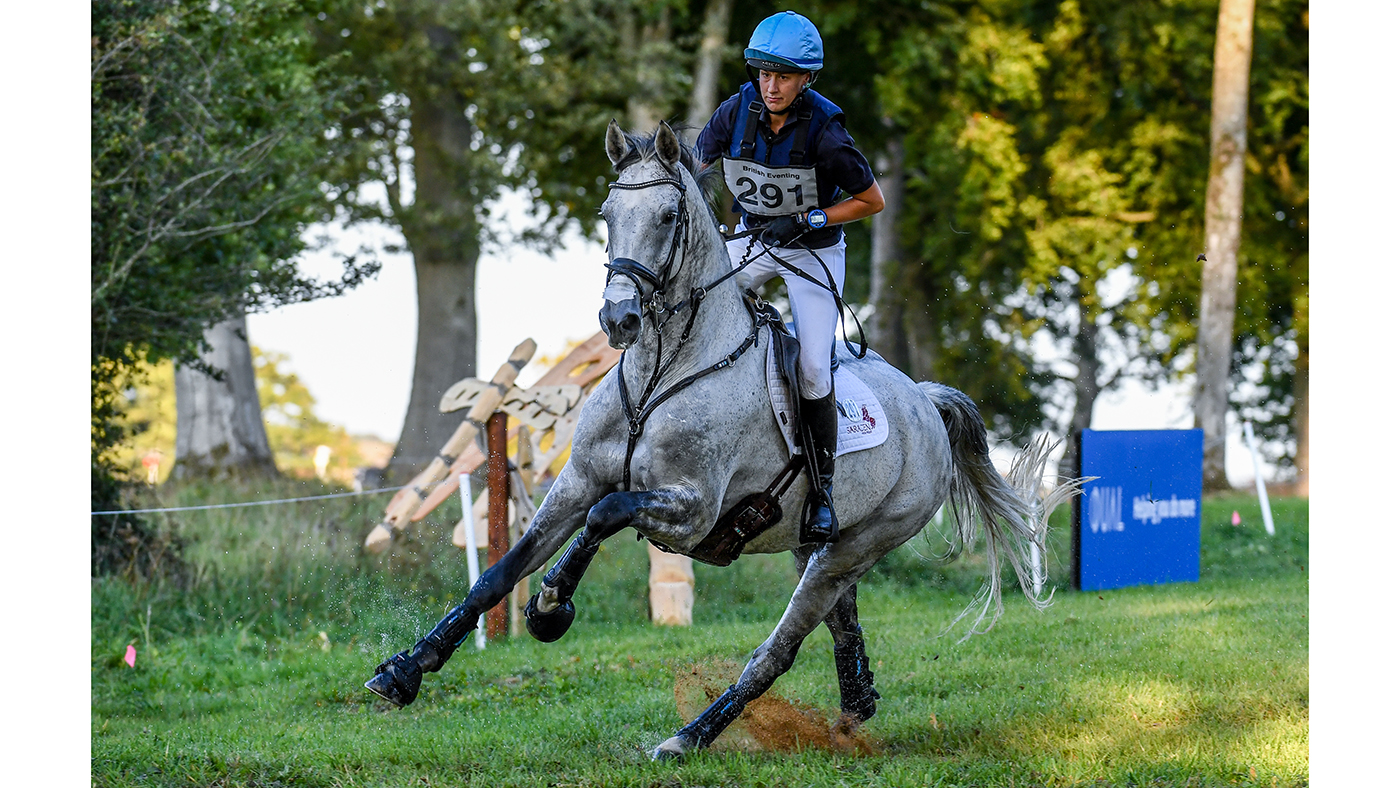 Bella Innes Ker riding HIGHWAY II in CCI-S 3* Section C during the Cornbury House International held in Cornbury Park near Finstock in Oxfordshire in the UK on the 13th September 2020