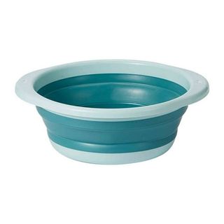 Collapsible round Wash Basin in blue