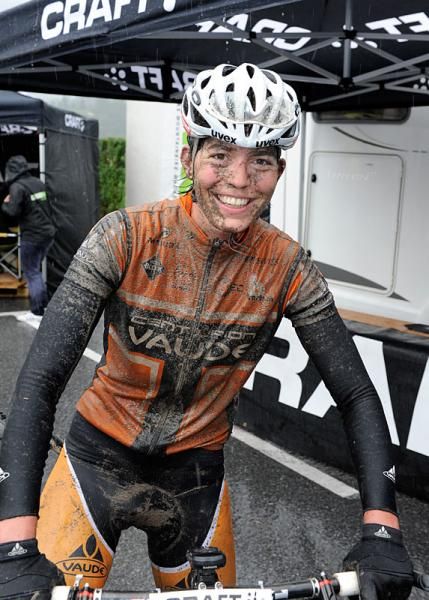 Women's winner Milena Landtwing of Centurion-Vaude
