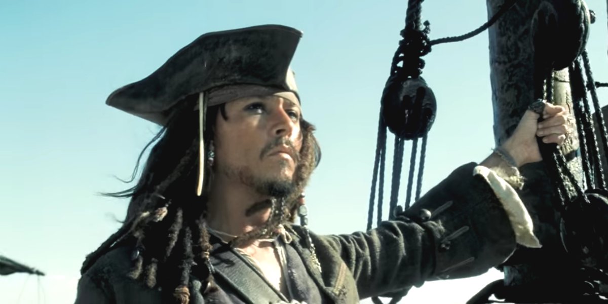 Johnny Depp in Pirates Of The Caribbean