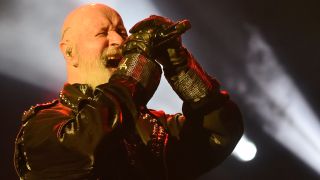 Rob Halford singing live with Judas Priest in 2025