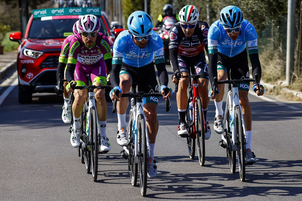 Tirreno Adriatico 2022 - 57th Edition - 2nd stage Camaiore - Sovicille 219 km - 08/03/2022 - Francesco Gavazzi (ITA - EOLO - Kometa) - photo Luca Bettini/SprintCyclingAgency&Acirc;&copy;2022