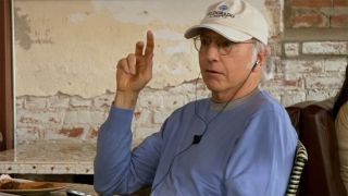 Larry David wearing hat on Curb Your Enthusiasm