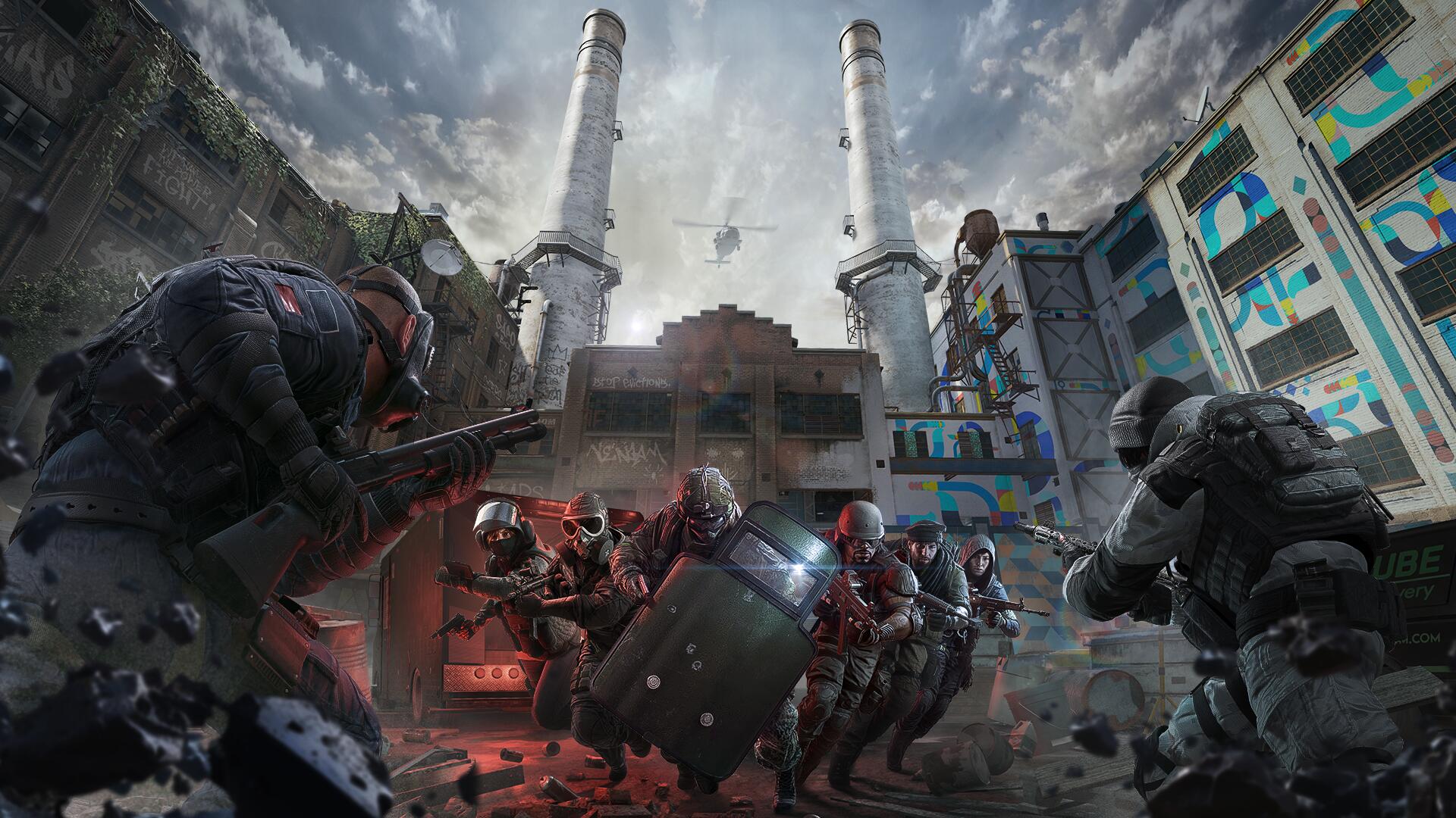 The key art for Tom Clancy's Rainbow Six Siege X's Dual Front mode