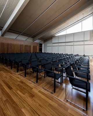 Seating inside Athens Conservatoire