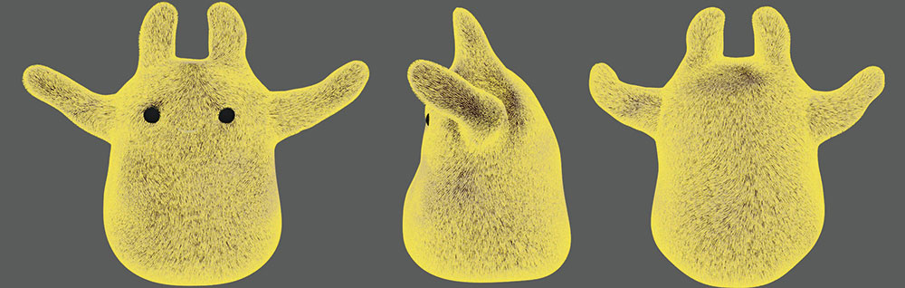 Use groomable splines if there's no animation involved