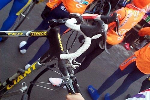 Igor Gonzalez de Galdeano's winter setup: Note the mudguard and power meter