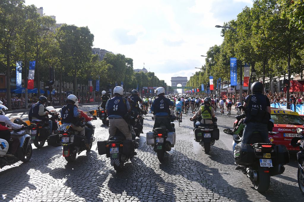 Motorbikes are a common sight in road racing