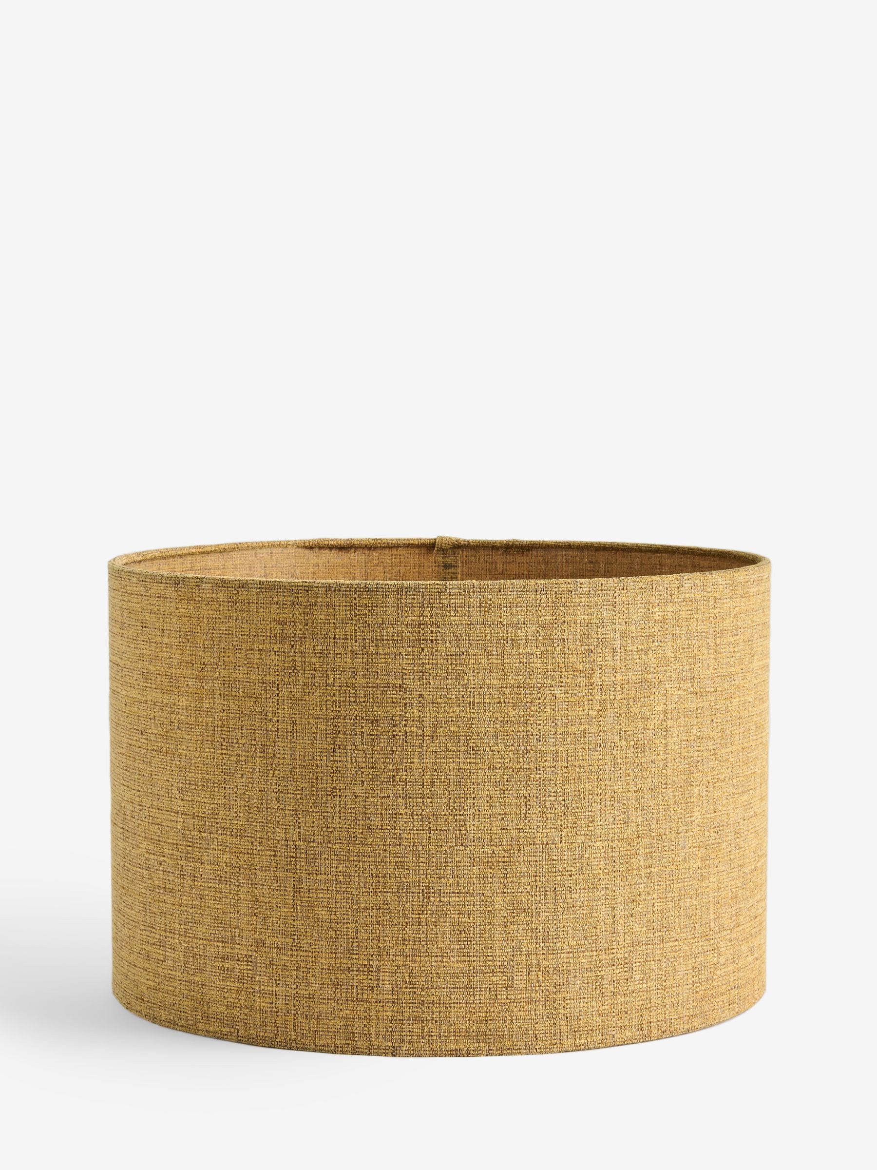 Ochre Yellow Tweedy Lamp Shade