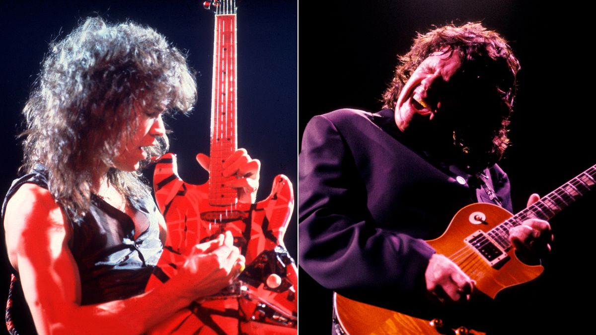 Eddie Van Halen and Gary Moore