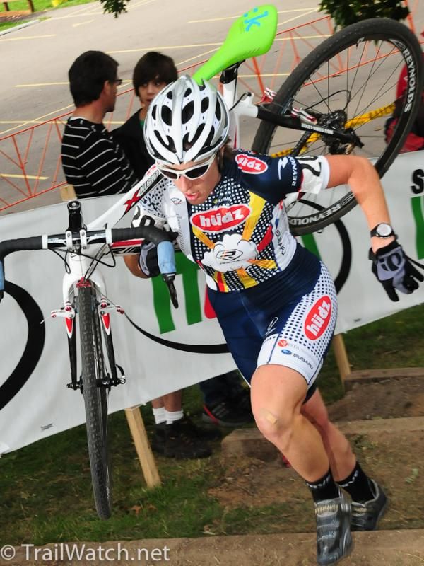 Kathy Sherwin (Hudz-Subaru) having a solid race today