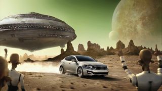 Kia Motors hopes its Super Bowl TV commercial will inspire viewers to purchase an Optima midsize sedan. The 60-second spot, entitled
