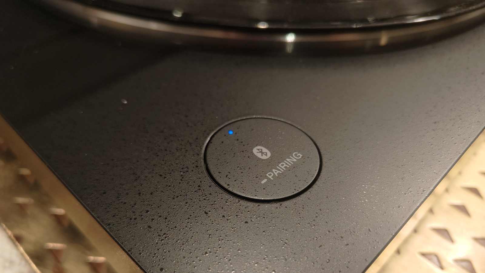 The Sony PS-LX310BT on a table.