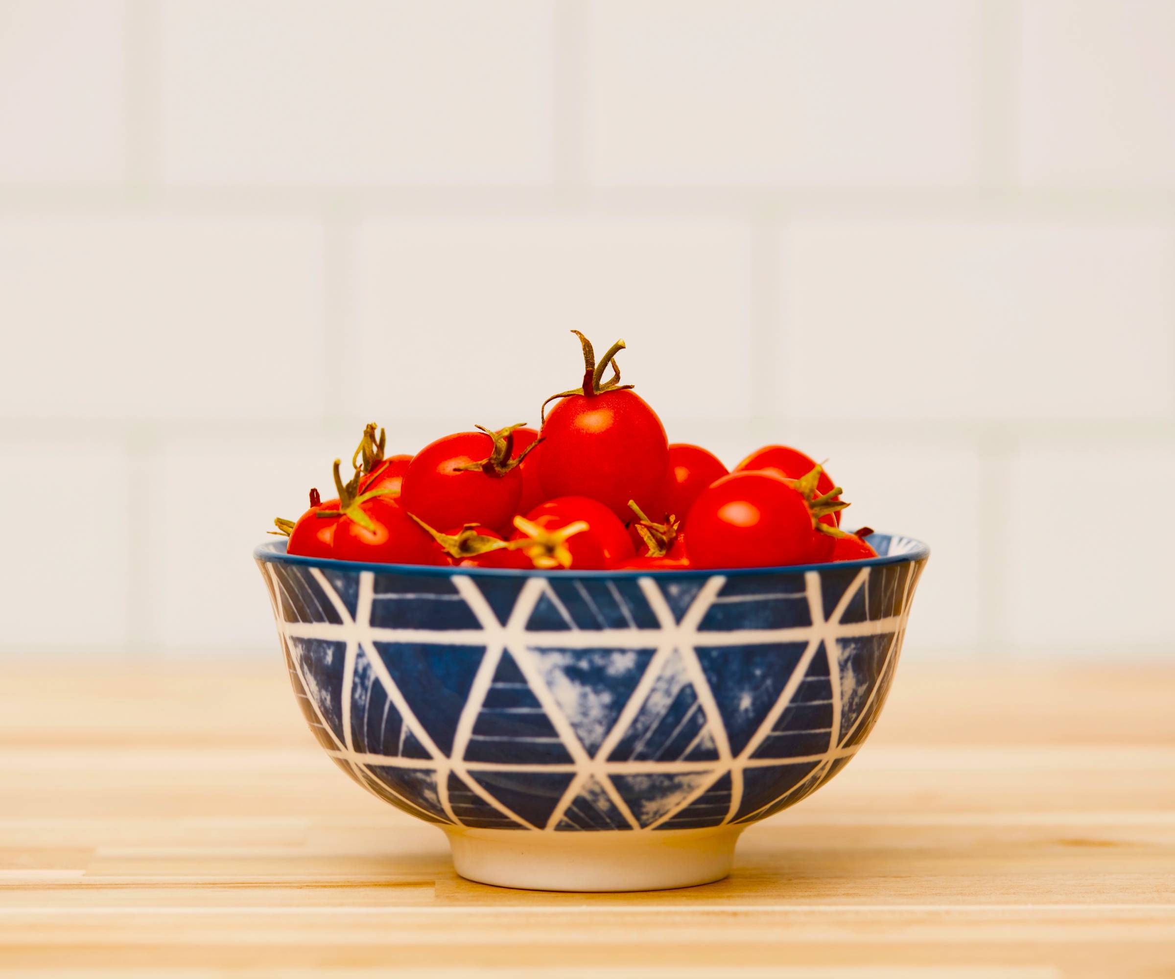 A bowl of cherry tomatoes