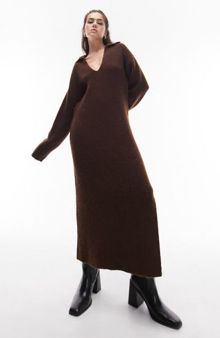 Long Sleeve Maxi Sweater Dress
