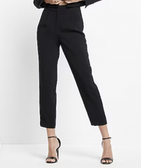 Super High Waisted Pleated Ankle Pant, $88 | Express