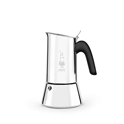 New Venus Stovetop Espresso Coffee Maker (Silver)
