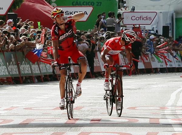 Philippe Gilbert (BMC) wins stage 8 of the 2012 Vuelta a Espana