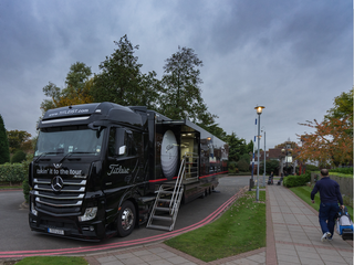 The Titleist tour truck was on hand to assist at The Belfry