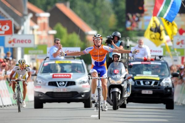 Koos Moerenhout (Rabobank) savors the feeling of one of his biggest career wins.