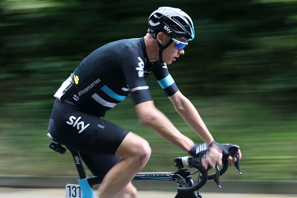Chris Froome (Team Sky) at RideLondon Classic