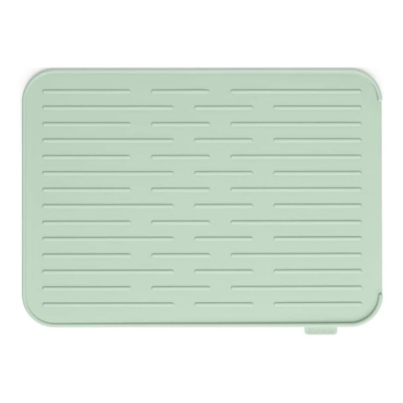 Brabantia Sinkside Silicone Dish Drying Mat With Rim in green
