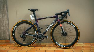 Lotte Kopecky's S-Works Tarmac SL7 at the finish